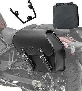Боковая сумка с креплением совместима с Kawasaki Vulcan S / Caf&eacute; 2015&ndash;2024, левая, Fargo 13 л, Craftride