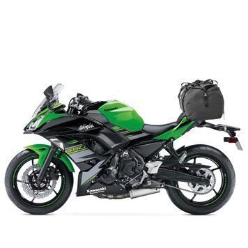 Сумка Bagtecs XF80 об'ємом 80 л для мотоцикла Kawasaki Ninja 650/400, чорна.