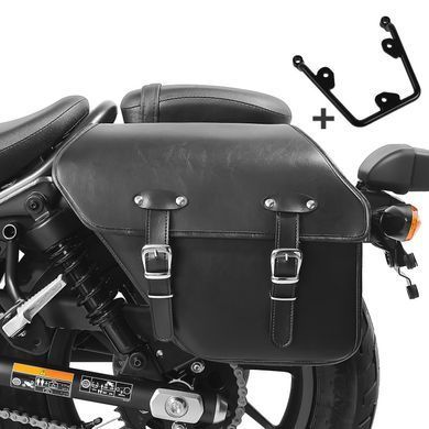 Боковая сумка с креплением совместима с Kawasaki Vulcan S / Caf&eacute; 2015&ndash;2024, левая, Fargo 13 л, Craftride