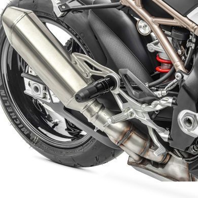 Набор 2х слайдеры защиты глушителя Motoguard CP4 (чёрные)