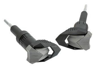 Слайдери на раму R19 Puig для KAWASAKI Z750S 2005-2006 чорного цвета 1860N