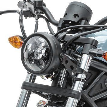Комплект светодиодных фар 5,75 дюйма для Harley Davidson Sportster 1200 CA / CB Custom черный Craftride C10