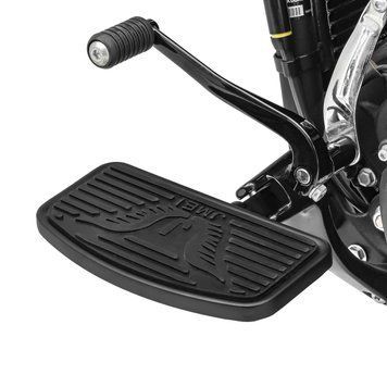 Підніжки для мотоцикла Harley Davidson Dyna Fat Bob, передні та задні, Crafride FB4, чорні.