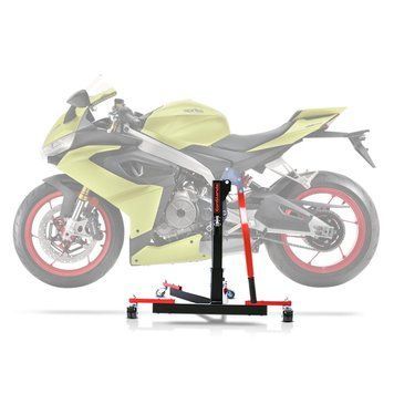 Центральна підставка ConStands Power-Evo, сумісна з Aprilia RS 660 20-25 червоного кольору