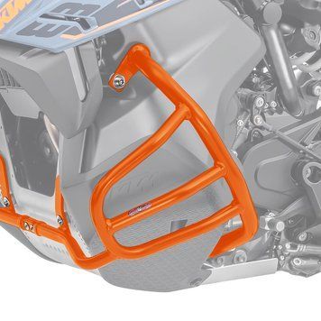 Захисні дуги для KTM Adventure 890/R 21-22 Motoguard оранжевого кольору CLM