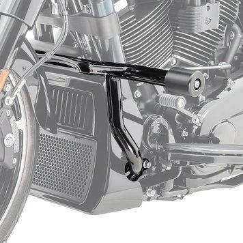 Захисна дуга для мотоциклів Harley Davidson Street Glide Special 15-23, Craftride MR23, чорна.