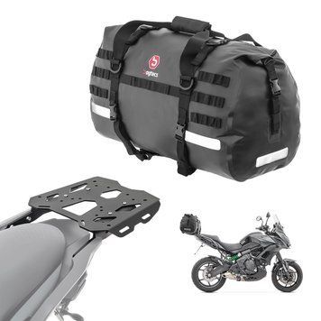 Комплект: багажник + задня сумка 50 л придатний для Kawasaki Versys 650 14-25 Bagtecs SLP-XB50 Задній багажник