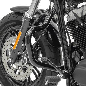 Захисна дуга для мотоцикла Harley Davidson Sportster 04-20, чорного кольору Craftride DPLB.