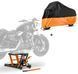 Мотоциклетний підйомник ножиці ConStands Mid-lift L + брезентовий чохол XXL для Harley і Chopper помаранчевий