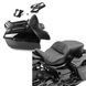 Комплект: Кофр King NLB для Harley Street Glide Special 15-23 + комплект кріплення Craftride + сидіння Harley Street Glide Special 15-22 Craftride TG3 чорного кольору