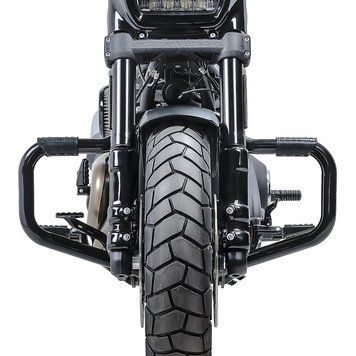 Краш-бар Mustache II для Harley Softail Fat Bob 114 18-25 чорний