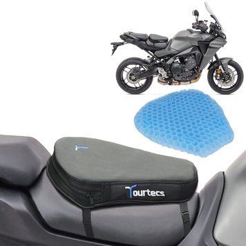 Гелева подушка для Yamaha Tracer 9/GT 21-24 Tourtecs Gel M чорного кольору DPLS3