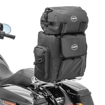 Водонепроникна сумка для кріплення до спинок сидінь Honda Shadow VT 600 C Craftride WPL з багажним валиком