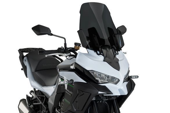 Вітрове скло Touring Puig для KAWASAKI VERSYS 650 GRAND TOURER 2015-2021 темно-димчастого кольору 9421F