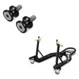 Комплект: Задняя подкатная стойка Dolly Mover II Racing, матовая + Бобышки подкатника Jerez M8