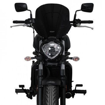 Лобове скло для Kawasaki Vulcan S 15- Вітрове скло "NTM" з кріпильним матеріалом MRA димчасто-сірий