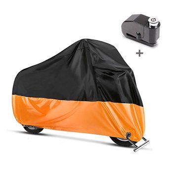 Брезент XXL + сигнализация замка тормозного диска оранжевый для Suzuki Burgman 650 / 400 Tourtecs