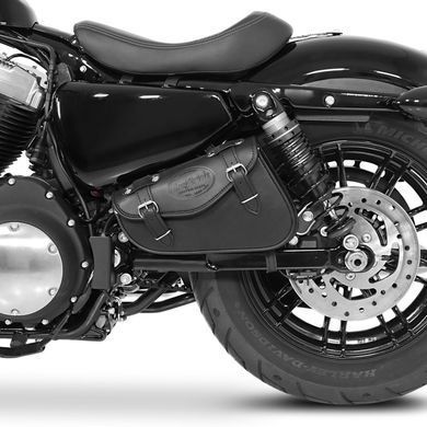 Бічна сумка сумісна з Honda Rebel 500 CMX, Craftride Arizona, 3 л, права, чорна