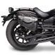 Бічна сумка сумісна з Honda Rebel 500 CMX, Craftride Arizona, 3 л, права, чорна