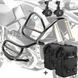 Комплект дуг верхней нижней XL + фары для BMW R 1200 GS 08-12 + сумки Motoguard черный CB8