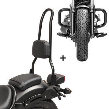 Комплект спинки для Honda Rebel 500 CMX 17-25 с защитной дугой Craftride RH7-4