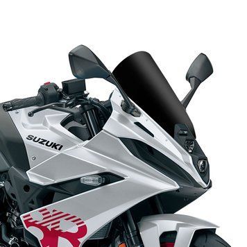 Гоночне вітрове скло RC47 для Suzuki GSX-8R 24-25 Double Bubble Screen Airroad чорне 10041S