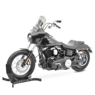 Обтічник передній Harley Dyna Street Bob 06-17 Craftride MG5 чорно-димчасто-сірий