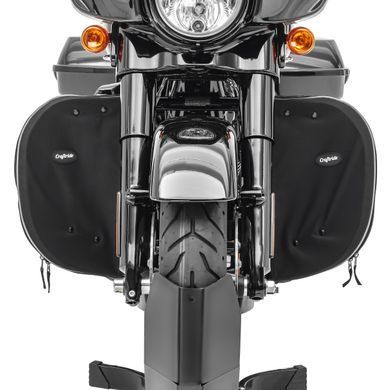 Комплект: Швидкознімне вітрове скло Harley Davidson Road King / Classic / Special 1993&ndash;2024 Craftride + М'які накладки на крашбар Craftride для моделей Touring 1980&ndash;2024