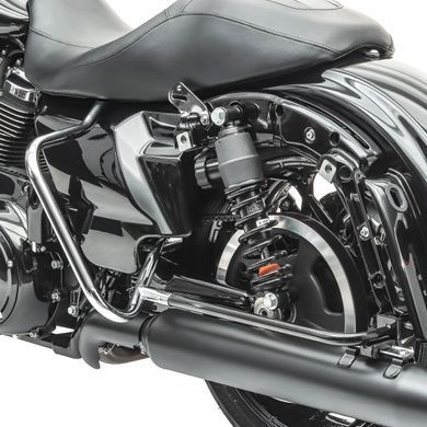 Опорні кронштейни для бічних кофрів підходять для Harley Davidson Street Glide Special 15-23, задній захист, хром Craftride