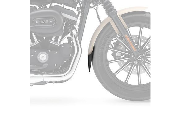 Подовження переднього крила Puig для HARLEY DAVIDSON SOFTAIL DEUCE FXSTD/I 2000-2007 чорного кольору 6170N