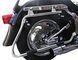 Комплект: Комплект кофрів підходить для Harley Davidson Heritage Softail Classic 88-17 Craftride Stretched, включаючи кронштейни хром + внутрішні сумки для Harley Heritage Softail Classic / 114 Craftride 19 л чорний
