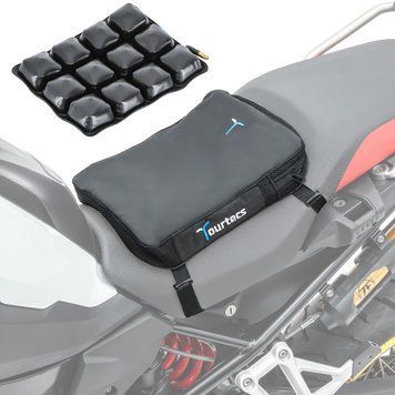 Воздушная подушка на сиденье мотоцикла Harley Sport Glide Tourtecs Air Deluxe S черный