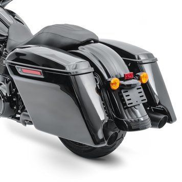 Растянутые седельные сумки подходят для Harley Davidson Street Glide Special 15-23 Latch Black Craftride