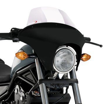 Обтекатель Batwing с ветровым стеклом для Honda Rebel 500 CMX 17-19 Puig SML прозрачный Touring 21062W