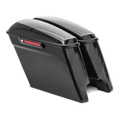 Растянутые седельные сумки подходят для Harley Davidson Street Glide Special 15-23 Latch Black Craftride