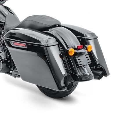 Растянутые седельные сумки подходят для Harley Davidson Street Glide Special 15-23 Latch Black Craftride