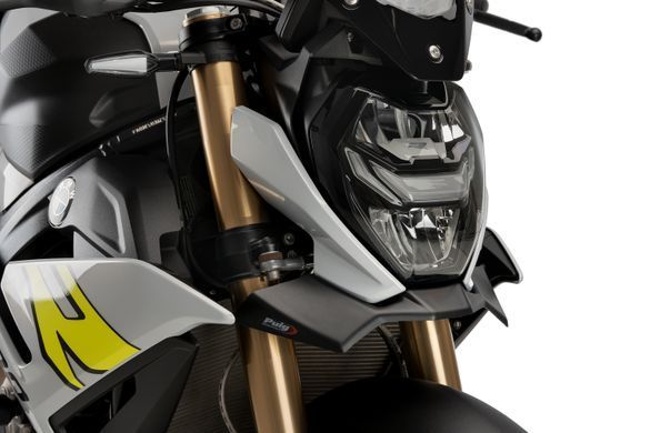 Передний спойлер для BMW M1000R 23'-24', матово-черные, Puig 21135j