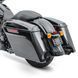 Растянутые седельные сумки подходят для Harley Davidson Street Glide Special 15-23 Latch Black Craftride