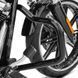 Комплект: Захисні дуги Mustache Harley Softail 18-25 чорного кольору + бічна накладка на бак M чорного кольору