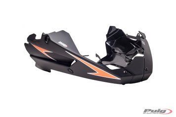 Спойлер двигуна Puig для KAWASAKI Z800E 2013-2016 матово-чорного кольору 6507J