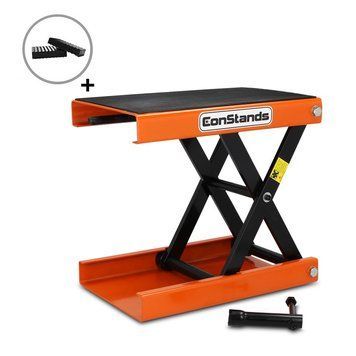 Подъемная платформа ConStands Mid-Lift M с 2 распорками до 500 кг оранжевого цвета