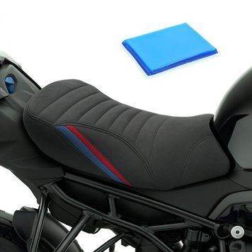 Комфортне сидіння водія +1,5 см для BMW S 1000 RR 19-25, Zaddox HP6 чорного кольору.