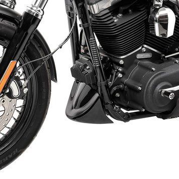 Нижній спойлер для мотоциклів Harley Davidson Dyna Modelle 06-17 Craftride, чорна DPLB1