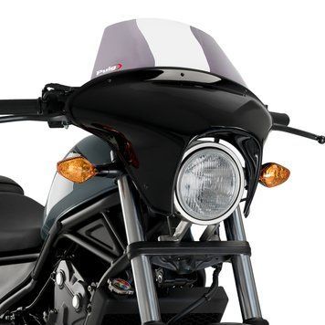 Обтекатель Batwing с ветровым стеклом для Honda Rebel 500 CMX 17-19 Puig SML светло-дымчатый Touring 21060H