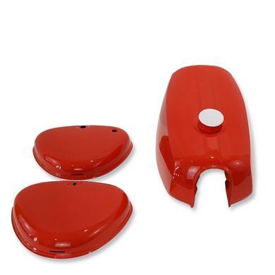 Бак + боковая крышка Simson S51/S50/S70 красный Новый