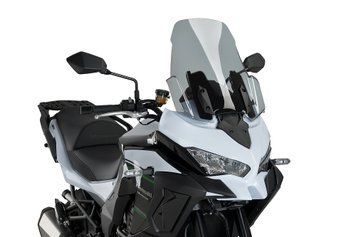 Вітрове скло Touring Puig для KAWASAKI VERSYS 650 TOURER 2015-2021 димчастого кольору 9421H