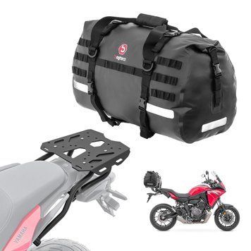 Комплект: багажник+задня сумка 50 л підходить для MT-07 Tracer 700 16-20 XB50 Bagtecs SLP задній багажник