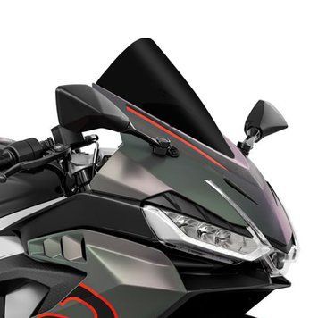 Гоночне вітрове скло для Aprilia RS 457 24-25 Airroad RC5 Double Bubble Screen чорне 10005S