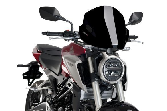 Ветровое стекло для Honda CB 650 F 14-18 черное Puig Trend 5022n