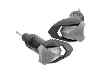 Слайдеры на раму R19 Puig для SUZUKI GSR600 2006-2011 черного цвета 4067N